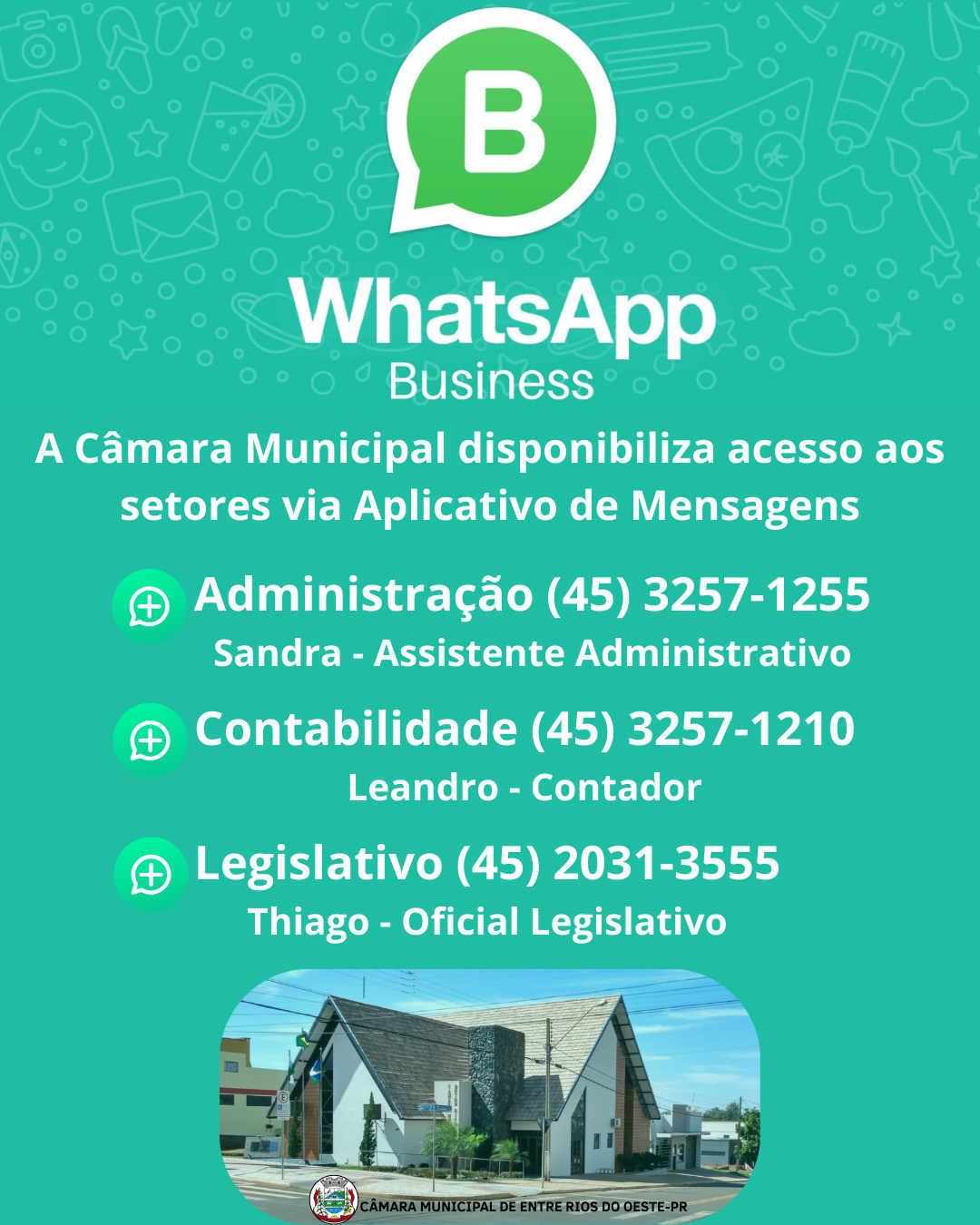 WhatsApp Câmara Municipal